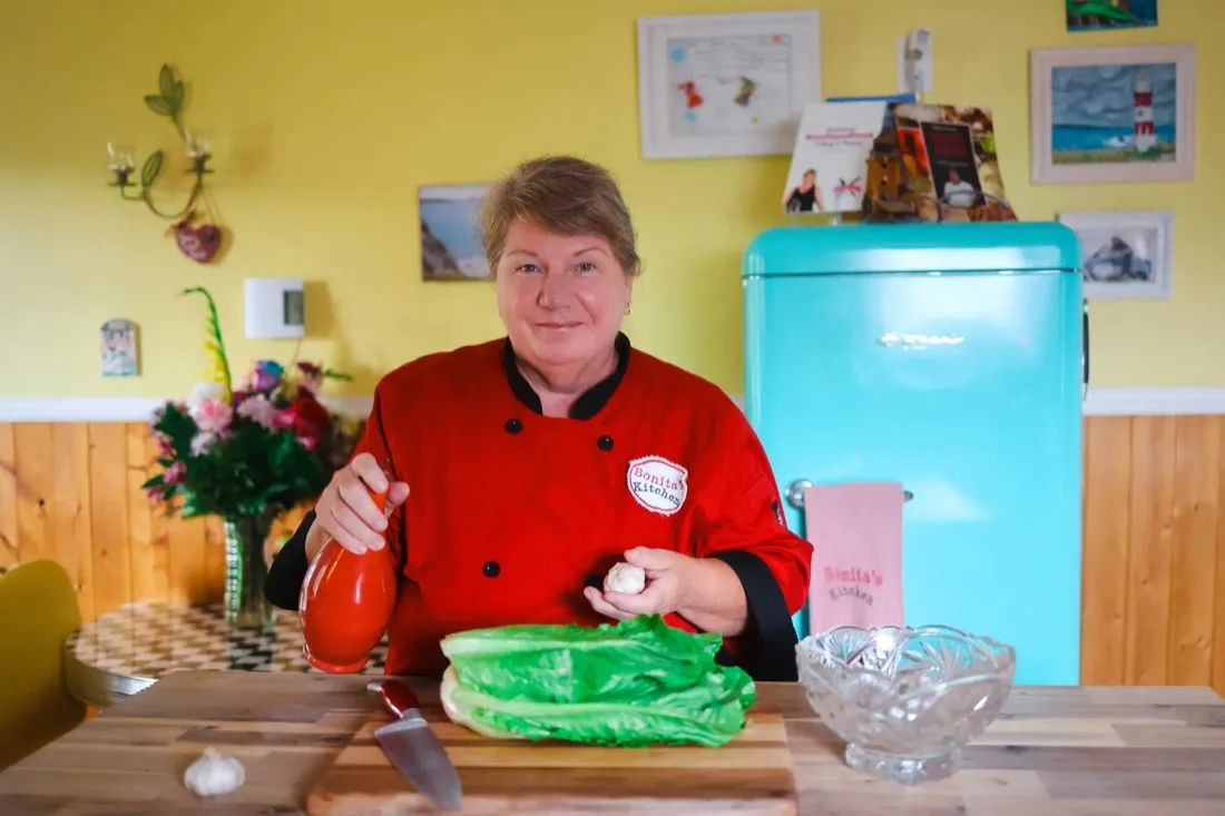 Bonita in her kitchen