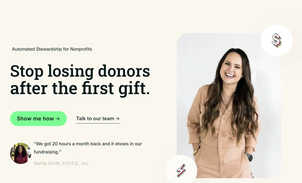 The Nonprofit Automation Agency homepage