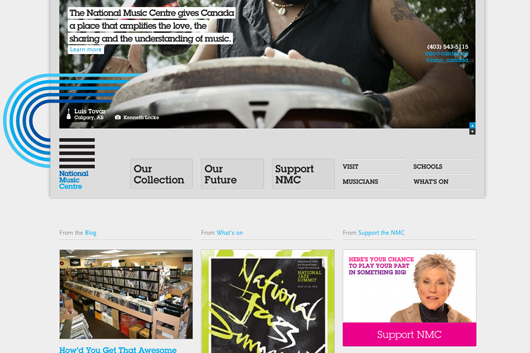 National Music Centre website