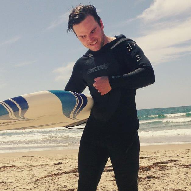 Surfing in San Diego