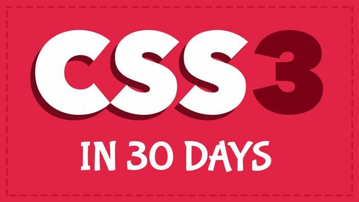 CSS3in30Days